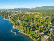 Bord Du Lac, Lac, Plage Lac, Plage Sur Lac, Village Vue Lac, Anthy-sur-Léman, Haute-Savoie