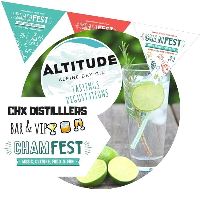 altitude gin launch chamfest music festival chamonix ski resort france