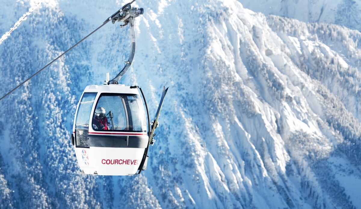 Courchevel ski gondola investment in resort